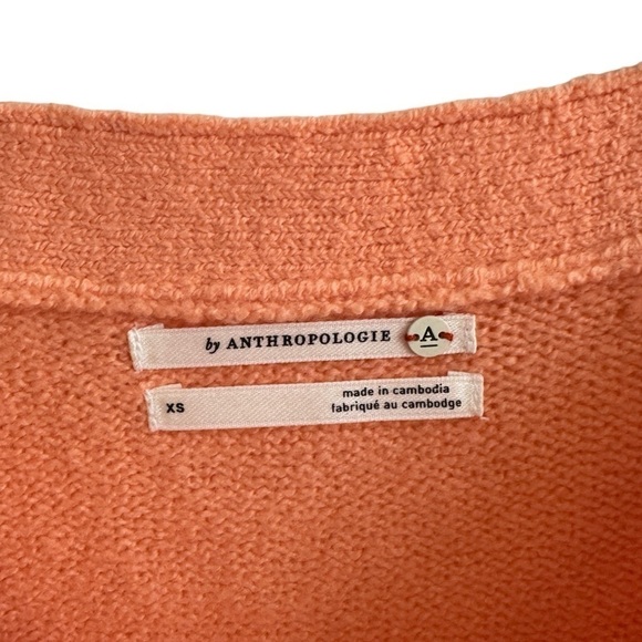 NWT Anthropologie Naomi Sweater in Peach, Size XS - Picture 7 of 11